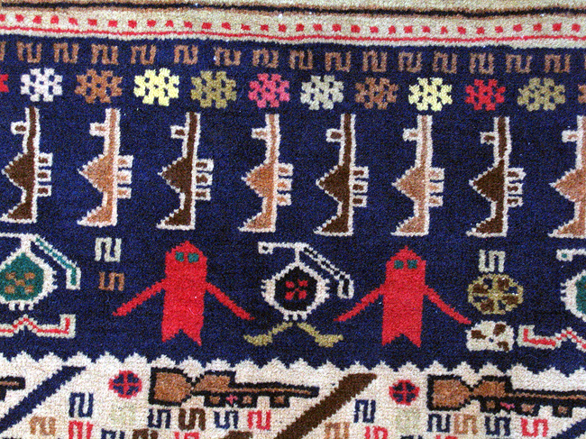 For sale: Afghan War Rug or Conflict Carpet