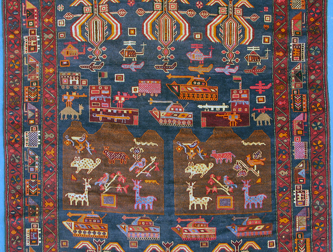 For sale: Afghan War Rug or Conflict Carpet