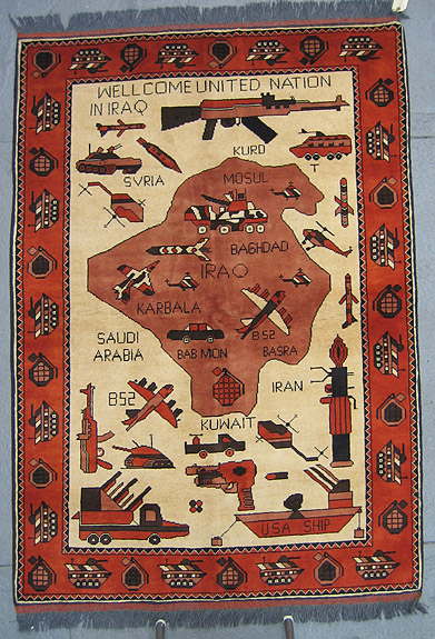 For sale: Afghan War Rug or Conflict Carpet