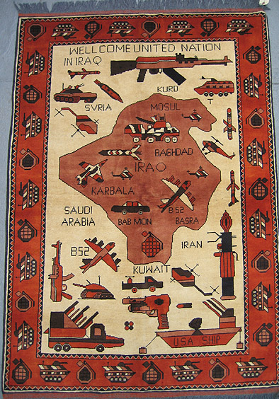 For sale: Afghan War Rug or Conflict Carpet