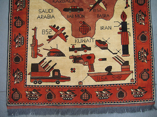 For sale: Afghan War Rug or Conflict Carpet