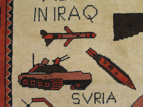 For sale: Afghan War Rug or Conflict Carpet