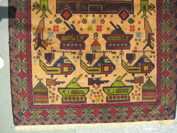 For sale: Afghan War Rug or Conflict Carpet