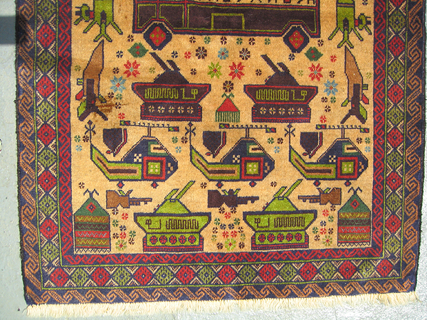 For sale: Afghan War Rug or Conflict Carpet