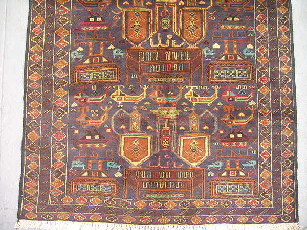 For sale: Afghan War Rug or Conflict Carpet