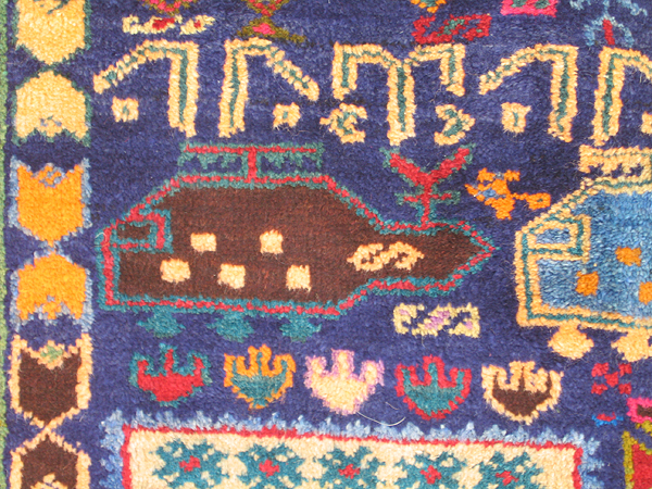 For sale: Afghan War Rug or Conflict Carpet