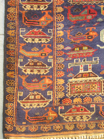 For sale: Afghan War Rug or Conflict Carpet