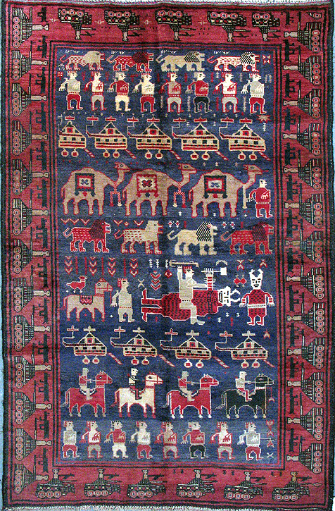 Hand woven carpet from Afhanistan for sale