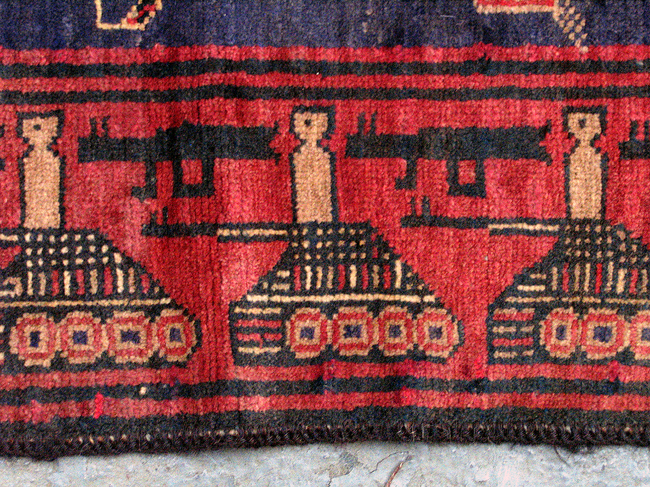 For sale: Afghan War Rug or Conflict Carpet