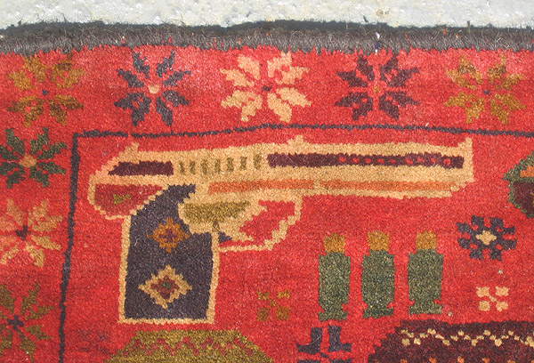 For sale: Afghan War Rug or Conflict Carpet