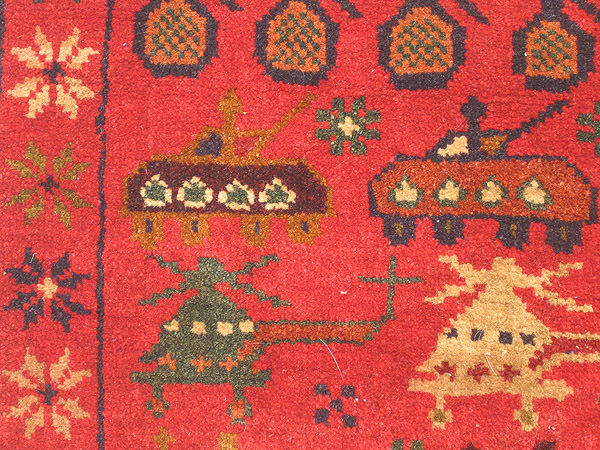 For sale: Afghan War Rug or Conflict Carpet