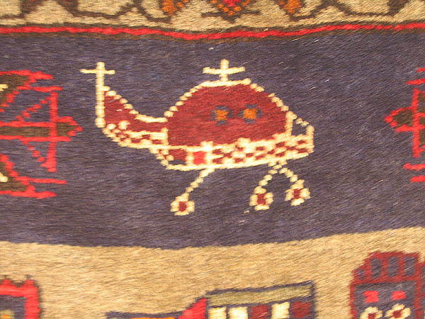 For sale: Afghan War Rug or Conflict Carpet