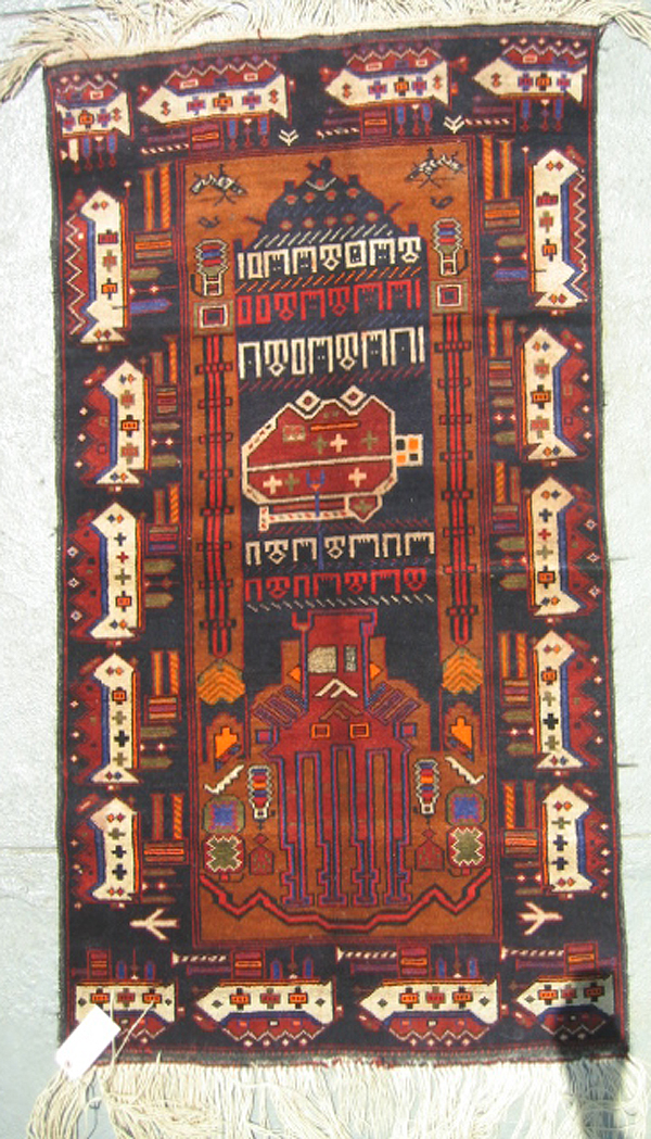 For sale: Afghan War Rug or Conflict Carpet