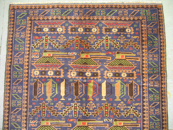 For sale: Afghan War Rug or Conflict Carpet