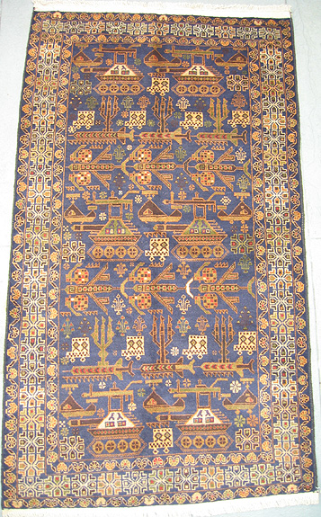 For sale: Afghan War Rug or Conflict Carpet