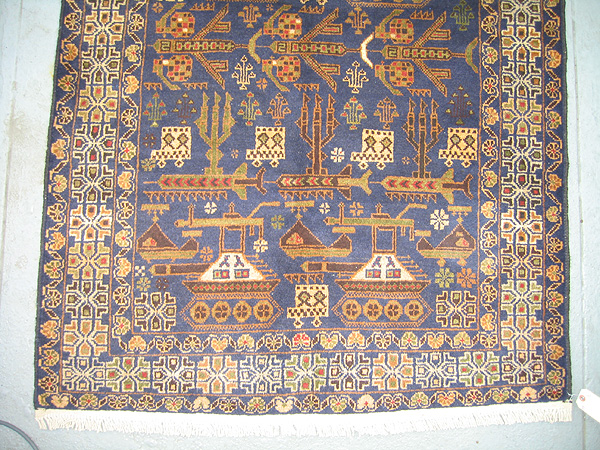 For sale: Afghan War Rug or Conflict Carpet