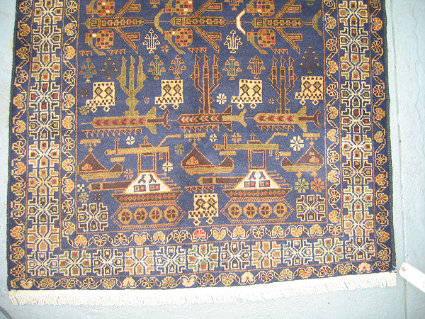 For sale: Afghan War Rug or Conflict Carpet