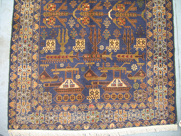 For sale: Afghan War Rug or Conflict Carpet