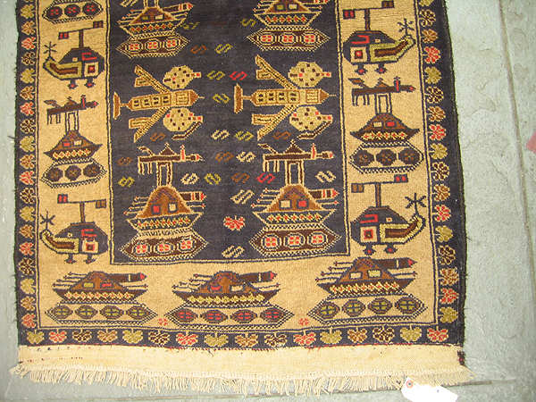 For sale: Afghan War Rug or Conflict Carpet