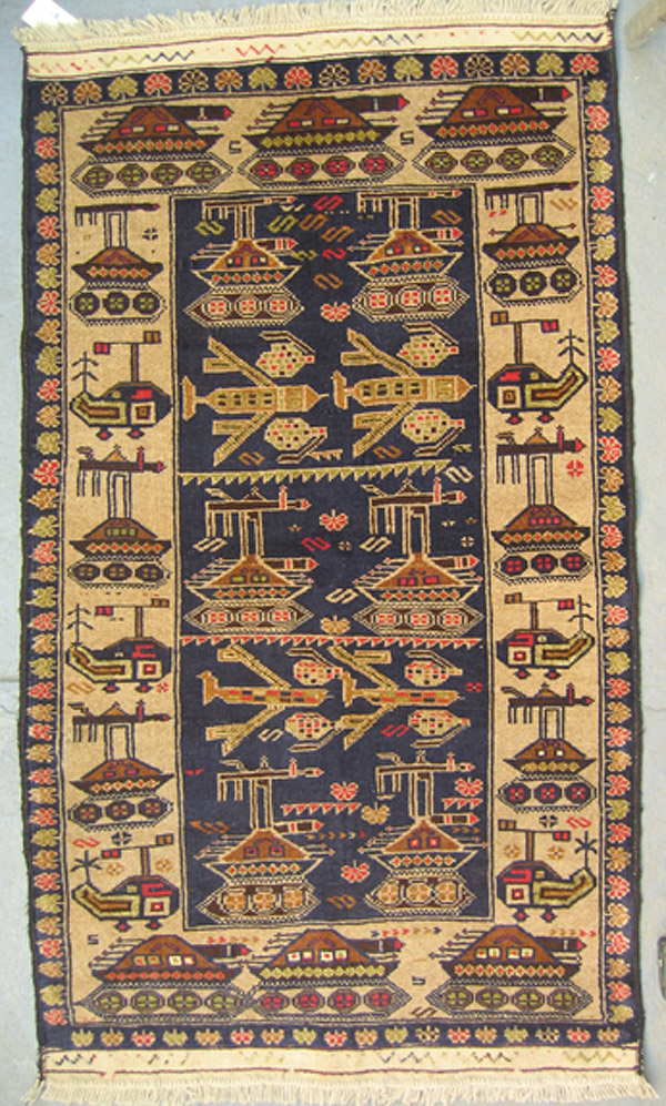 For sale: Afghan War Rug or Conflict Carpet