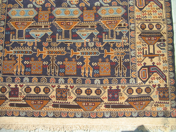 For sale: Afghan War Rug or Conflict Carpet