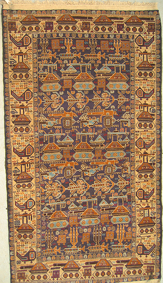 For sale: Afghan War Rug or Conflict Carpet