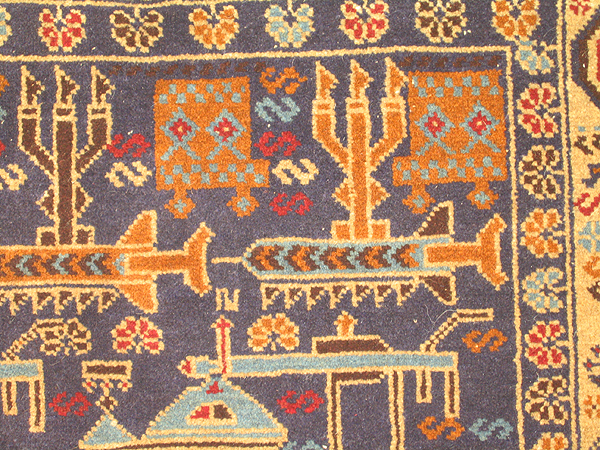 For sale: Afghan War Rug or Conflict Carpet