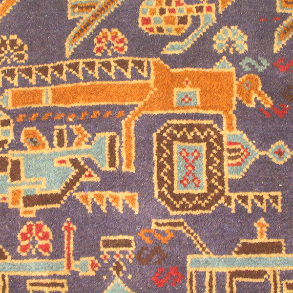 For sale: Afghan War Rug or Conflict Carpet