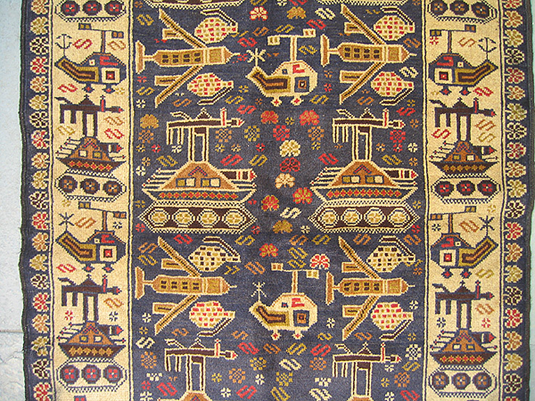 For sale: Afghan War Rug or Conflict Carpet